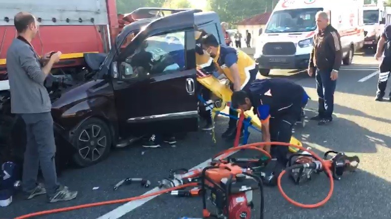 Erzincan’da trafik kazası: 1 yaralı 