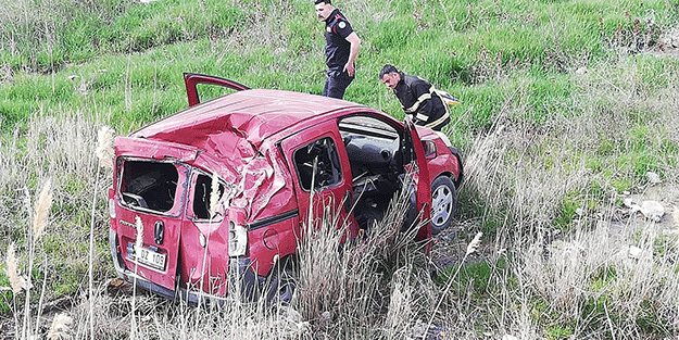 Erzincan’da trafik kazası