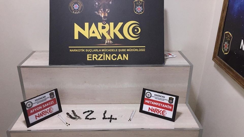 Erzincan’da uyuşturucu operasyonunda 1 kişi tutuklandı 