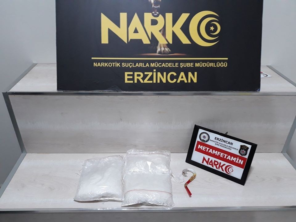 Erzincan’da uyuşturucu operasyonunda 3 kişi tutuklandı 