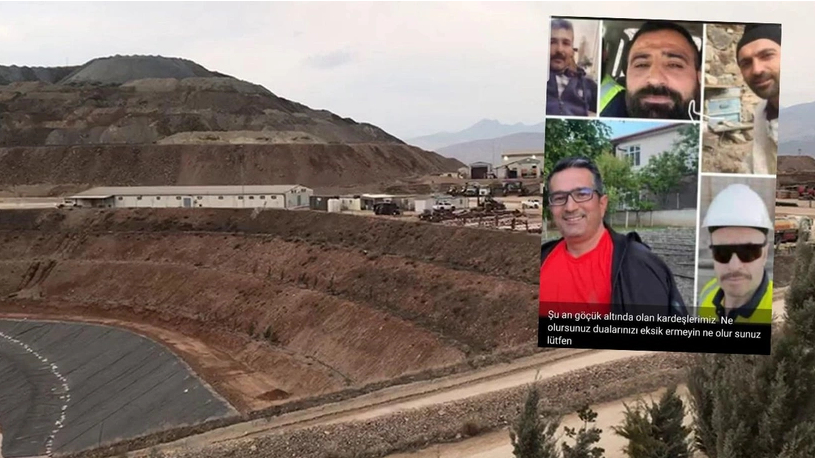 Erzincan'daki altın madeni faciasında kayıp işçilerin adı açıklandı