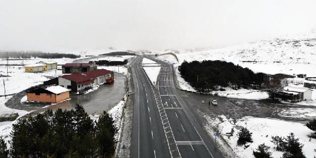  Erzincan’ın yüksek kesimlerinde kar yağışı