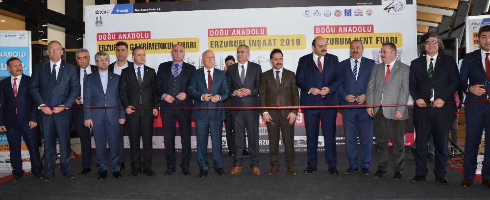 Erzurum İnşaat-Kent-Gayrimenkul Fuarları kapılarını açtı 