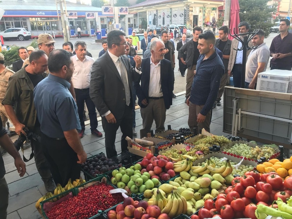 Erzurum Valisi Okay Memiş, Horasan’da 