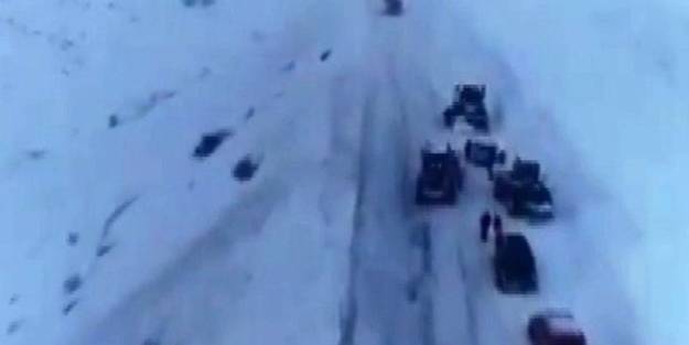 Erzurum'da çığ düştü! 2 kişi kar altında kaldı