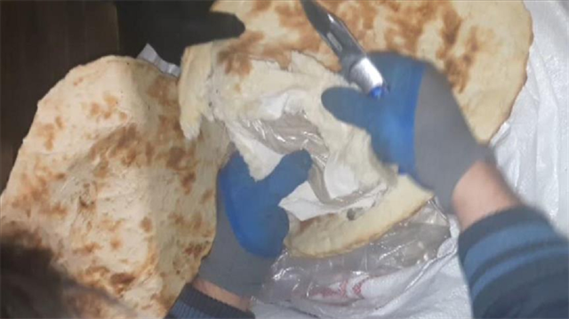 Erzurum'da 'Ekmek arası eroin' polisin gözünden kaçmadı