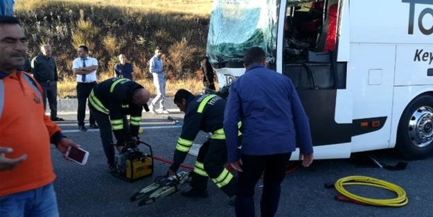 Erzurum'da feci kaza! Çok sayıda yaralı var