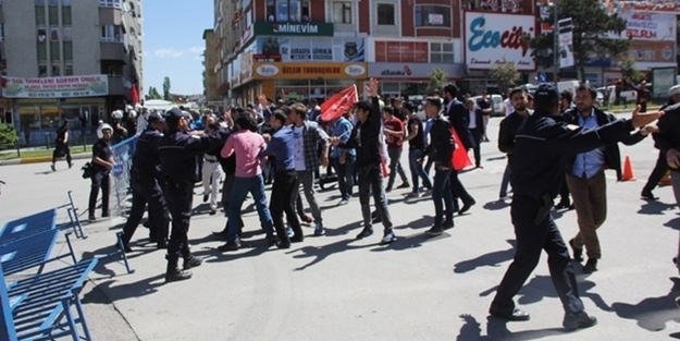O ilde HDP'nin mitingi öncesi olaylar çıktı!