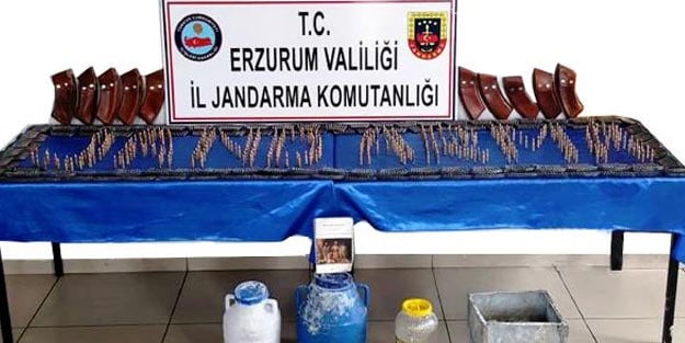 PKK'lı teröristlere ait mühimmat ele geçirildi