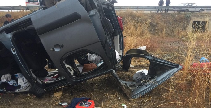Erzurum’da trafik kazası: 1 ölü, 5 yaralı