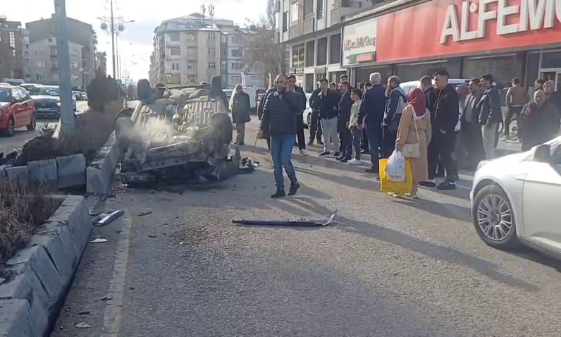 Erzurum’da trafik kazası: 1 yaralı
