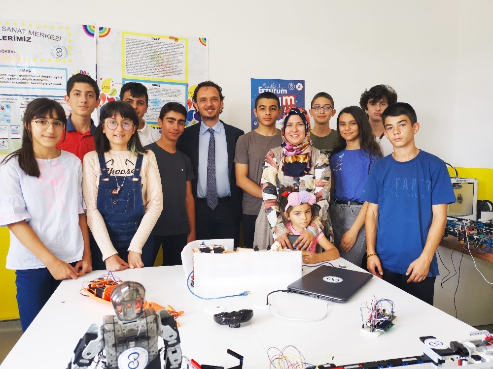 Erzurumlu gençler Zeka Gücü Sınıfı’nda Türkiye çapında projeler üretti 