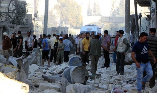 Esad rejiminden yine vakumlu bombalı saldırı!