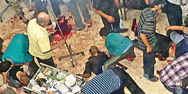 Esad varil bombası ile katletti:60 ölü