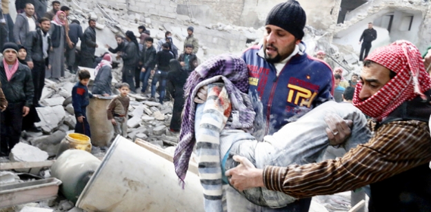 Esad, Halep’i yine varil bombasıyla vurdu: 24 ölü