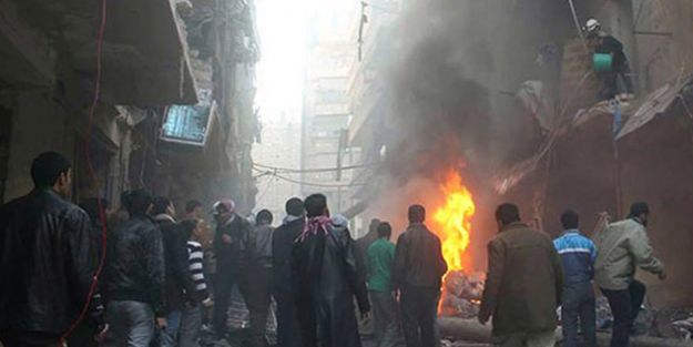 Esad’ın uçakları, Halep’i yine varil bombasıyla vurdu: 20 ölü