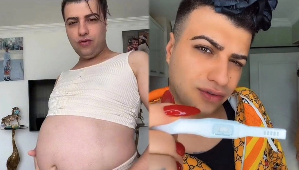 Eşcinsel sapkına bak sen! Hem arsız, hem yüzsüz