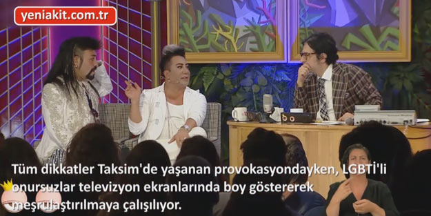 Eşcinsel sapkınlar TV ekranlarında meşrulaştırılıyor