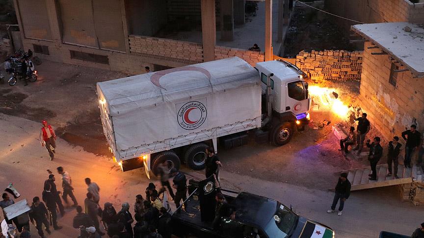 Esed ablukasındaki Rastan'a 4 yıl sonra yardım gitti