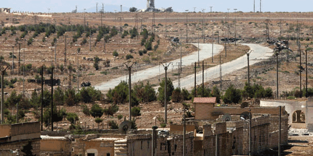 Esed askerleri o bölgede silahları bıraktı