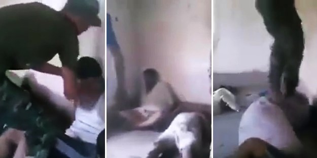 Esed askerleri sivillere böyle zulmediyor (+18)