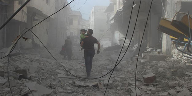 Esed bayramda da durmuyor! Bayramı'nın ilk gününde bombardıman