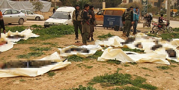 Esed rejimi 7 askeri infaz etti