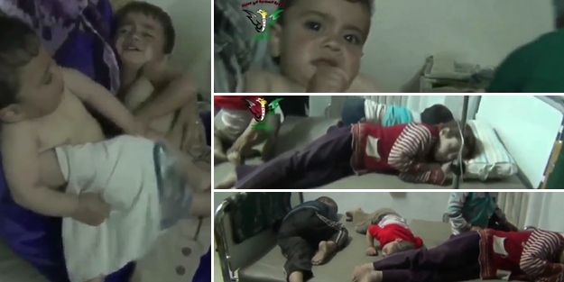 Esed yine klor gazı kullandı!