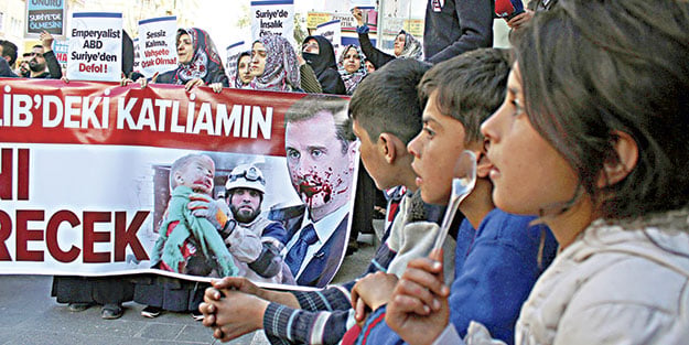 Esed vurdu, dünya kınadı, mazlumlara kucak açan biz olduk