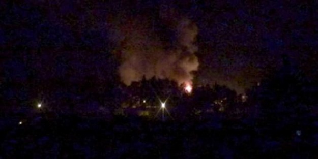 Esed yönetimine ait askeri üste patlama