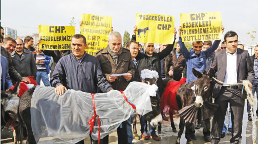 Eşeklerin nikâh şahidi ‘Kılıçdaroğlu’ ve ‘Aygün’ olsun