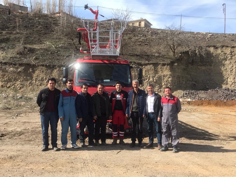 Esendere Belediyesi personellerine itfaiye eğitimi 