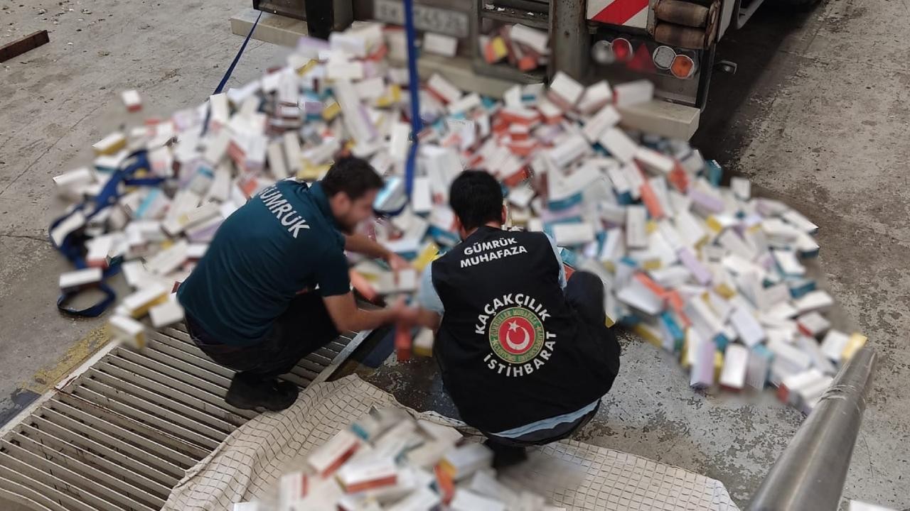 Esendere Gümrük Kapısı’nda peş peşe kaçak sigara operasyonları