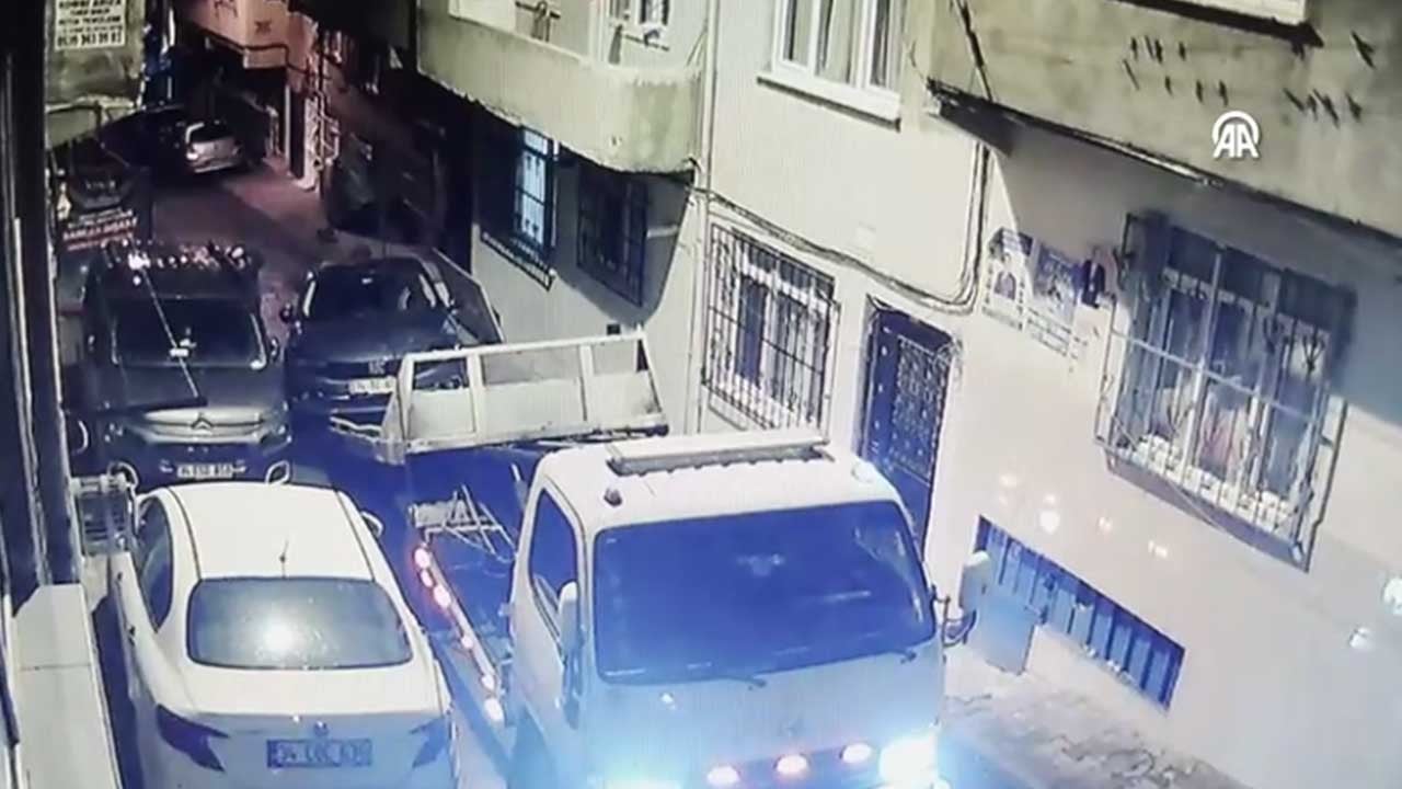 Esenler'de korku dolu anlar kamerada