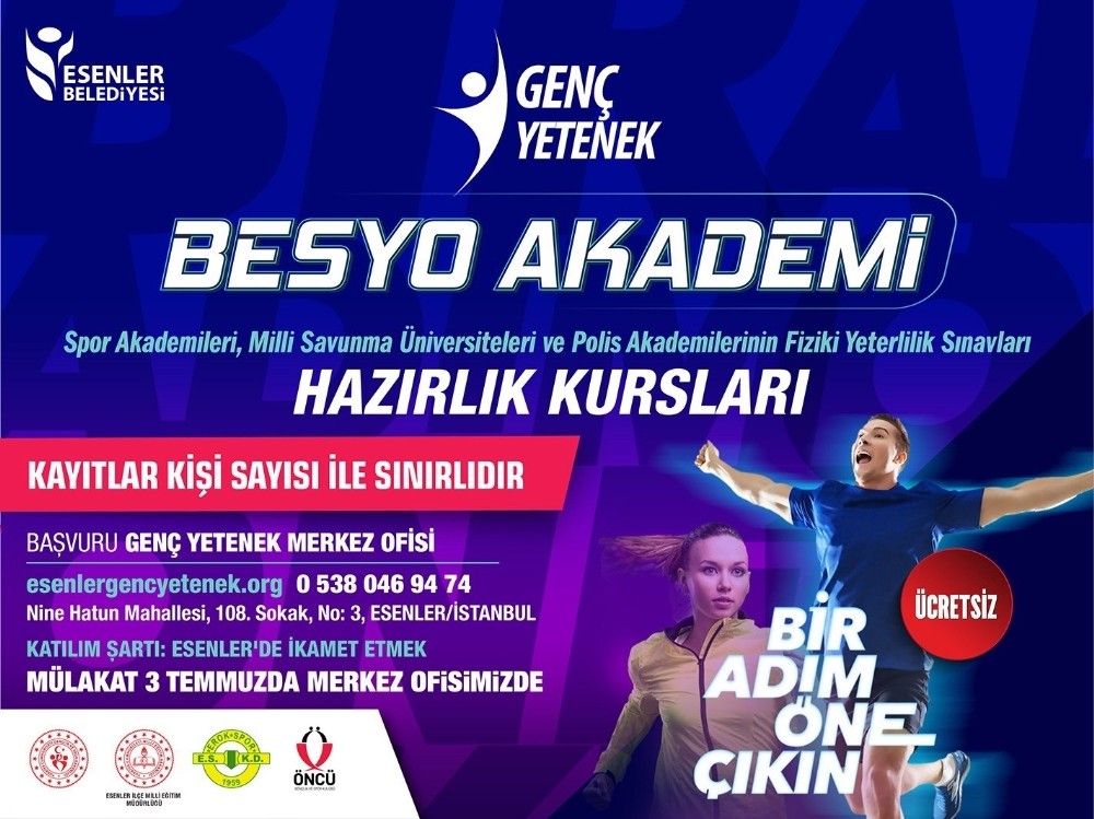 Esenlerli gençler için BESYO akademi başlıyor 