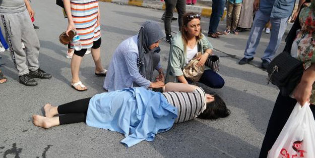 Esenyurt'ta 7 aylık hamile kadına kamyonet çarptı