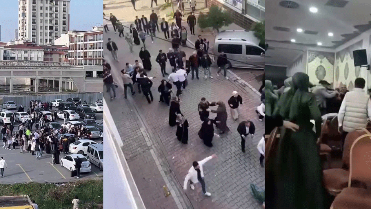 Esenyurt'ta düğünde ortalık savaş alanına döndü!