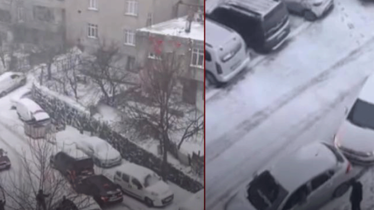 Esenyurt'ta ilginç manzaralar: Yollar buz pistine döndü!