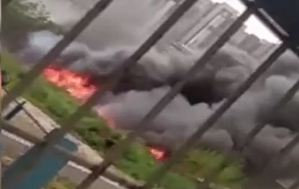 Esenyurt'ta işyerinde korkutan yangın