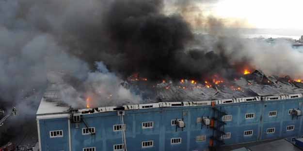 Esenyurt'ta palet deposunda çıkan yangının sebebi belli oldu