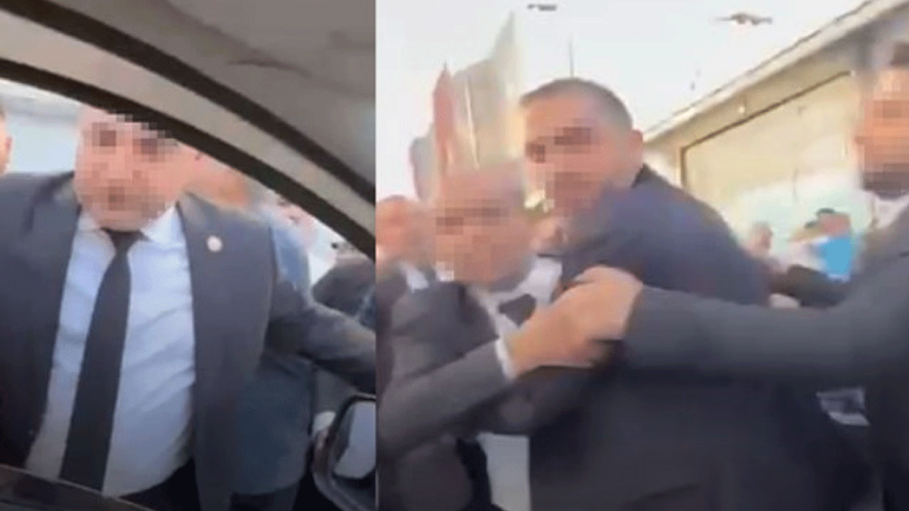 Esenyurt'ta yolu kapatan düğün konvoyuna kızan sürücüye taş ve sopalı saldırı!