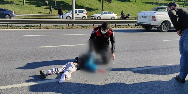 Trafik kazasında bir çocuk ağır yaralandı