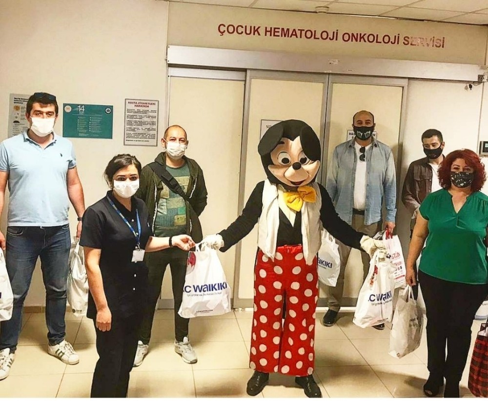 EsEs taraftarı lösemi çocukları unutmadı 