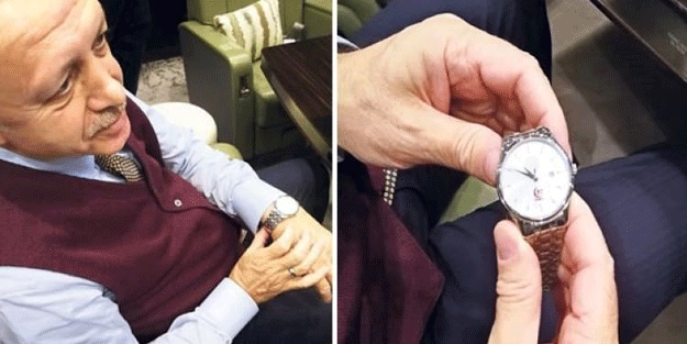 Eşi benzeri yok… Her baktığında saatten fazlasını görüyor… Erdoğan’ın özel kol saati