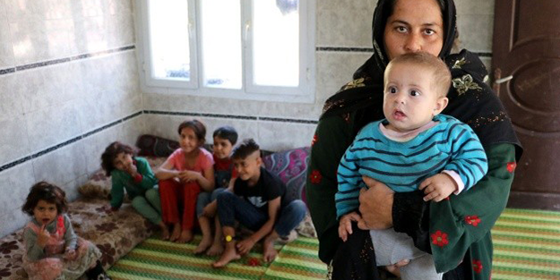 Eşi terk etti, 9 çocukla kalakaldı! Yardım bekliyor