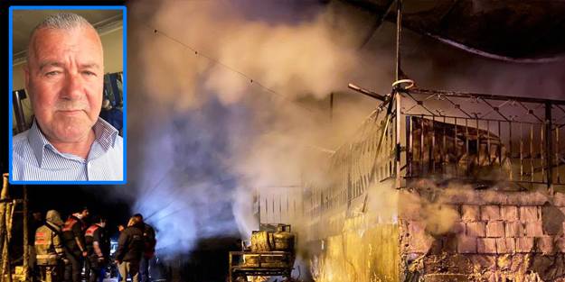 Eşini alevlerden kurtardı kendi yanarak can verdi