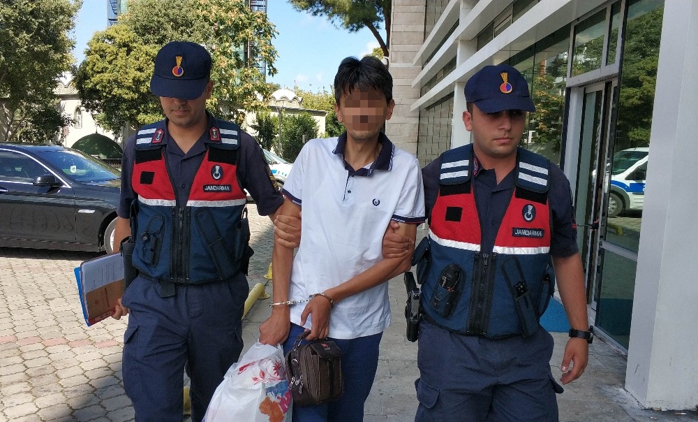 Eşini ziyarette gittiği cezaevinde yakalandı, kendisi de tutuklandı 