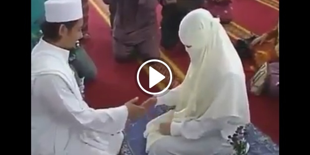 Eşinin elini ilk defa tutacak, utanıyor...