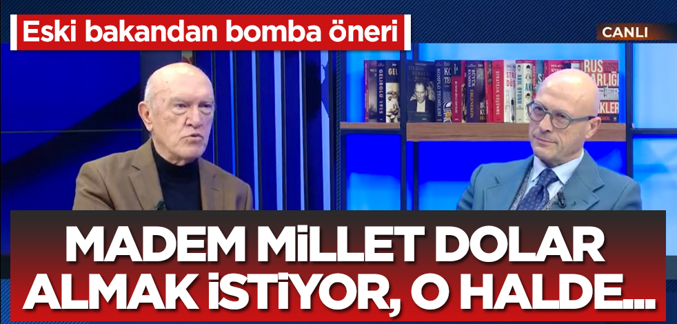 Eski bakan Akarcalı'dan bomba 