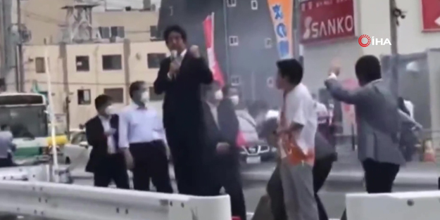 Eski Japonya Başbakanı Shinzo Abe'ye suikastın en net ve yeni görüntüsü ortaya çıktı!